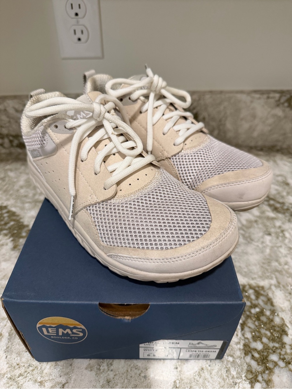 Lems Primal Zen Unisex White Sand Women’s 8 Men’s 6.5